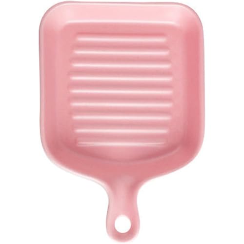 Eyawe 耐熱セラミック天板 鍋 電子レンジ調理皿 調理器具 調理 食器 器類 焼き魚に使用可能 (ピンク)