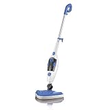 CLEANmaxx Dampfbesen | Dampfreiniger zur Desinfektion und Reinigung von Flächen, Böden & Teppichen | Mit heißem Wasserdampf gegen Bakterien | Inklusive 7 Aufsätzen für nahezu jeden Anwendungsbereich