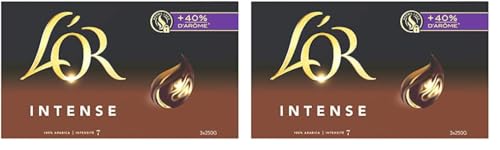 L'Or Café Moulu Intense, 3 x 250g (Lot de 2)