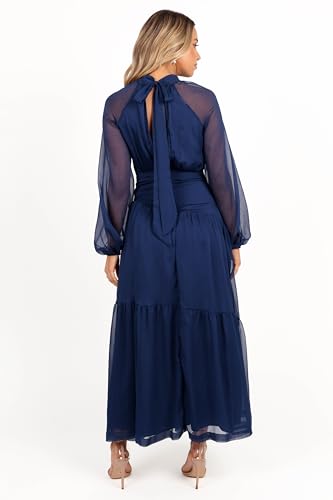 Image of Petal & Pup Women's Julip Sheer Long Sleeve Maxi Dress