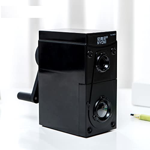 Image of FunBlast Artist Sharpener for Pencil - Art Pencil Sharpener, Sketching Drawing Manual Pencil Sharpener, Mechanical Pencil Sharpener for Artists, Artists Supplies, Hand Crank Sharpener -Black Color