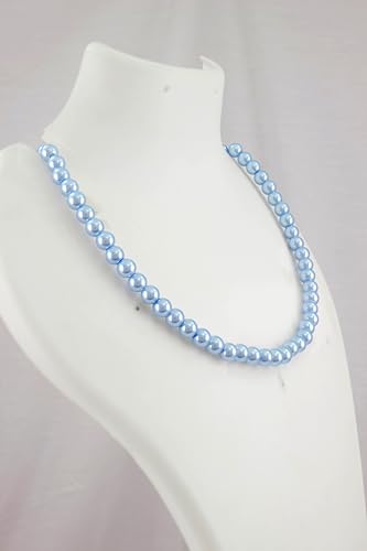 Image of JFL Combo Imitation 6mm Round Pearl Necklace Set Moti Mala Pearl Set With Earrings,Bracelet Handcrafted Jewellery for Less