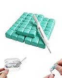 RAVNIX Kit Pulizia per iPhone, AirPods e Smartphone – 66g Pasta Pulente + 1 Spazzola di Pulizia – Rimuove Polvere e Sporco da Porte di Ricarica Senza Graffi