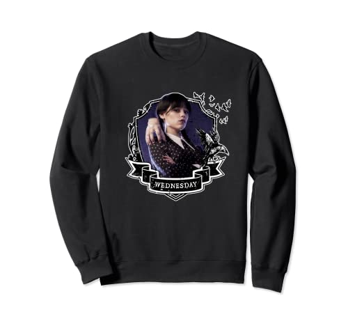 Miércoles Serie Nevermore Frame Miércoles Sudadera