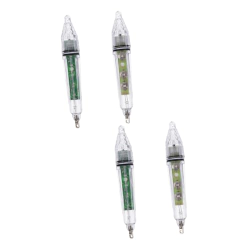 ibasenice 2sets Adjustable Night Light for Fishing Universal Lamp Lure Fish Lamp Lightweight Safe for Fresh/Salt Water 2pcs*2