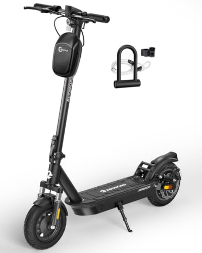 Image of ECOROAD Electric Scooter for Adults, 750W Motor & 25 MPH & 30-35 Miles Long Range, 8.5&10 inch Tires with Dual Suspension, Foldable Commuting E Scooter with App Control