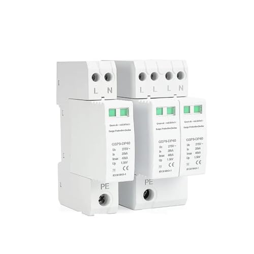 Dispositivo protector contra sobretensiones doméstico GSP9 de 2P y 275V monofásico