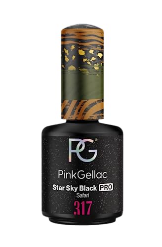 Pink Gellac 317 Star Sky Black UV/LED Gel Polish