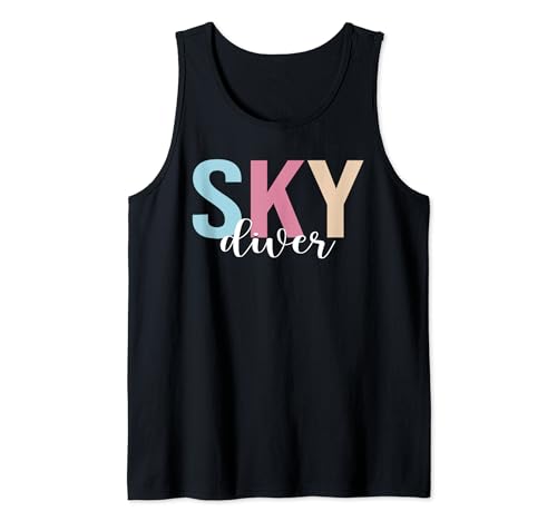 Skydiver Sky Diving Paracaidismo Paracaidismo Camiseta sin Mangas