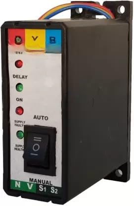 Three Phase auto Switch/Single Phase Preventer Preset Electronic Timer Switch (1)