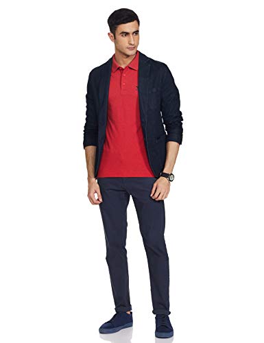 Image of Levi's Men's Solid Polo Collar Slim Fit T-Shirt