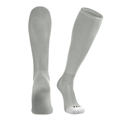 TCK Prosport Performance Tube Socks (Grey, Large)