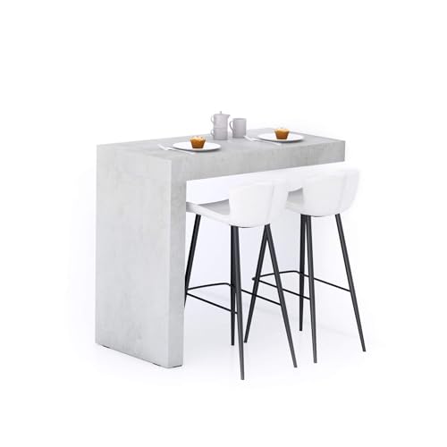 Mobili Fiver, Evolution Kitchen Peninsula 47.2 x 23.6 in, Concrete