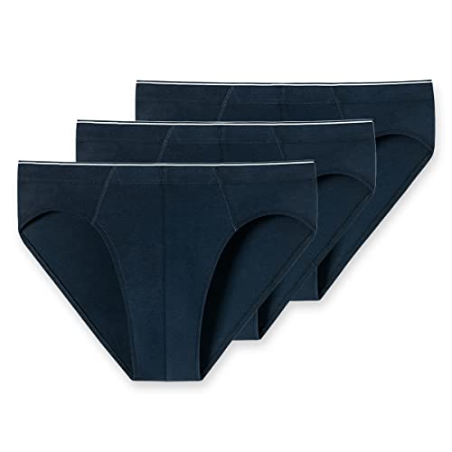 Schiesser - 95/5 Organic Cotton - Supermini Slip / Unterhose - 3er Pack (5 Dunkelblau) Cover