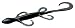 Zoom Bait 6-Inch Lizard Bait-Pack of 9 (Black Sapphire)
