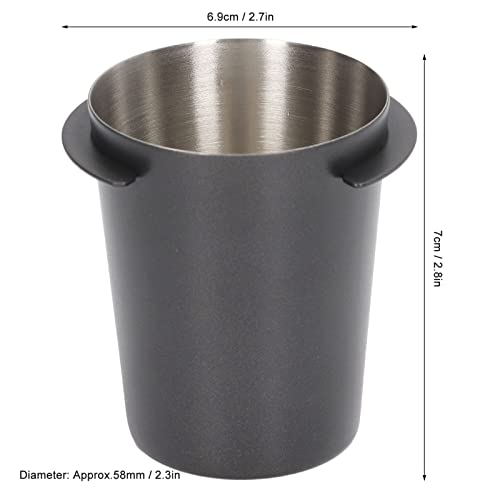 Taza dosificadora de café de 58 mm para verter sin pérdidas en el mango 8