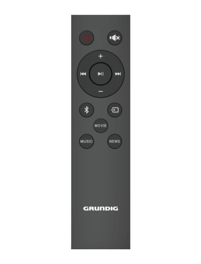 Grundig 2.1 Soundbar DSB 991 SW, mit Subwoofer, Slim Design, 90 Watt Ausgangsleistung, kabellose Verbindung, Bluetooth 5.4, HDMI (ARC-CEC), USB, Optischer- und Aux Eingang, Schwarz – Bild 7
