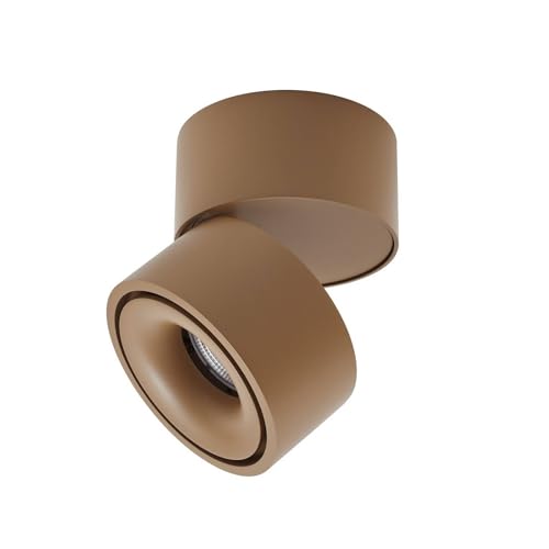 Arcchio Rotari - Lámpara de techo LED (moderna), color marrón de aluminio (1 foco)