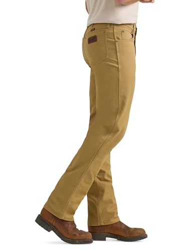 Wrangler Western Men's Tough Comfort Regular Fit Jean, Kelp, 31W x 34L2