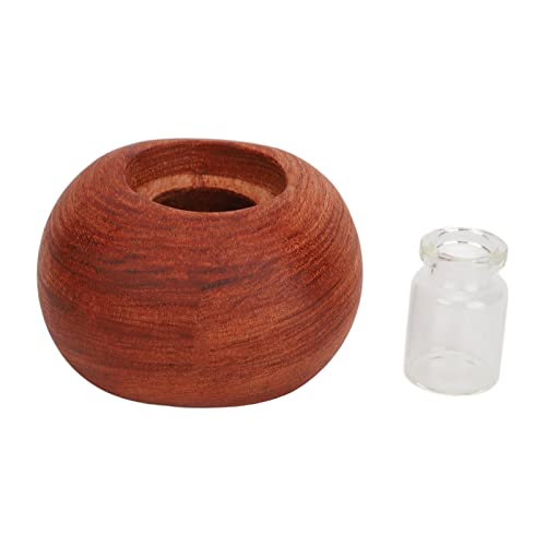 Difusor aromático eléctrico de madera con botella de vidrio miniatura 7
