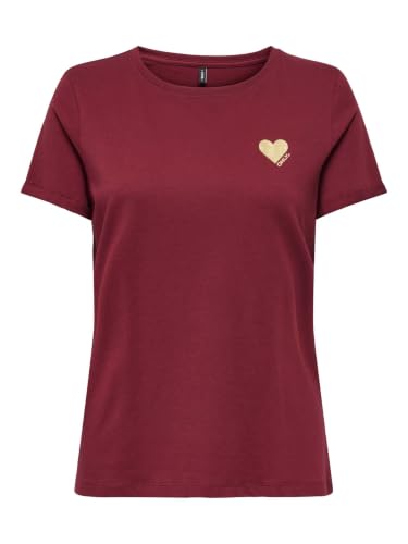 Onlkita Life S/S Top Noos, Cabernet, S