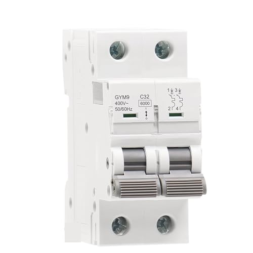 Disjoncteur 230V 400V 2P 20A courbe C pour la protection des circuits AC