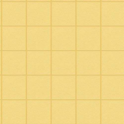 Papier peint intissé masquer défauts mur graphique or jaune