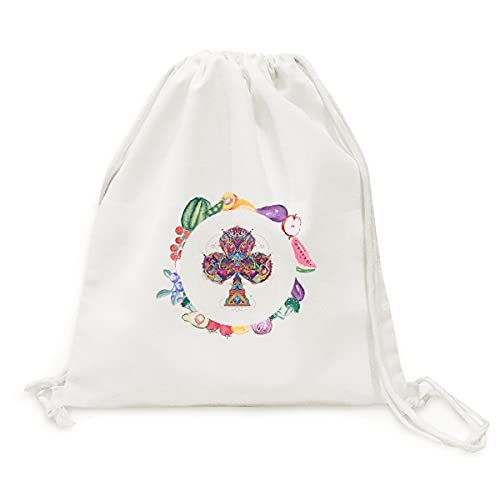 Sac en tissu pliable pour fruits légumes et boîte de jeux de cartes de club