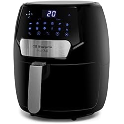 Orbegozo Fdr 65 Freidora sin Aceite, 4 Litros, Termostato Ajustable, Temporizador, 12 Programas Preconfigurados, Cubeta Extraíble, Libre de Bpa y Pfoa, 1500 W, Negro
