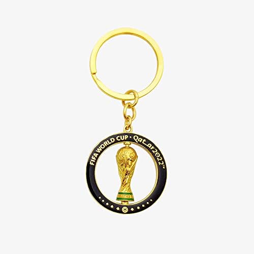 Unisex Youth 3d Spinner Key Ring, Gold, One Size UK