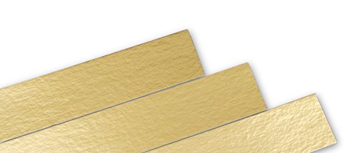 PZ 100 STRISCE DI CARTONE COLOR ORO CM 100 X 5 IDEALE PER DOLCI PASTRY CAKES