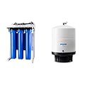 iSpring RCB3P Reverse Osmosis Water Filtration System (300 GPD) + iSpring T11M 11 Gallon Water Storage Tank