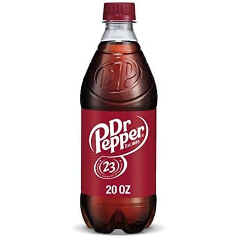 Dr. Pepper Soda, 20 Oz Bottle - Pack of 16 Cover