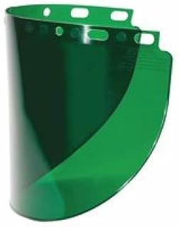Fibre-Metal 280-4178DGNBP High Performance Wide View Faceshield Windows, Dark Green, Wide View, 16 1/2