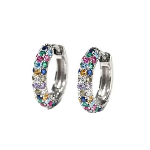 Nostri Orecchini A Cerchio Sono Realizzati In Rame E Zirconi. , , A Bassa Allergenicità, Non Irrita La Pelle Sensibile E Non Fa Diventare Le Orecchie. Gli Orecchini Anello In Platino Donano Un Aspetto Elegante A Chiunque