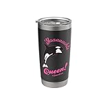 Yachts Queen #TeamOrca Funny Yas Team Orca Boat Protect Love Stainless Steel Insulated Tumbler