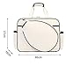 kowaku Portable Tennis Tote for Racket Storage and Travel, White