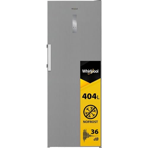 WHIRLPOOL WHFF 6404 X6E - Congelatore a Cassetti Verticale, 6 Ripiani, Freezer Capiente con FastFreeze, Illuminazione Interna e Porta Reversibile - Elettrodomestici Cucina, Classe C, 70Lx191,2Hx81,3P