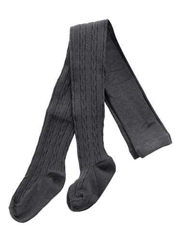 ACSUSS School Uniform Tights for Little Girls Toddlers Footed Leggings Cotton Socks Pants Cable Knit Thick Pantyhose4