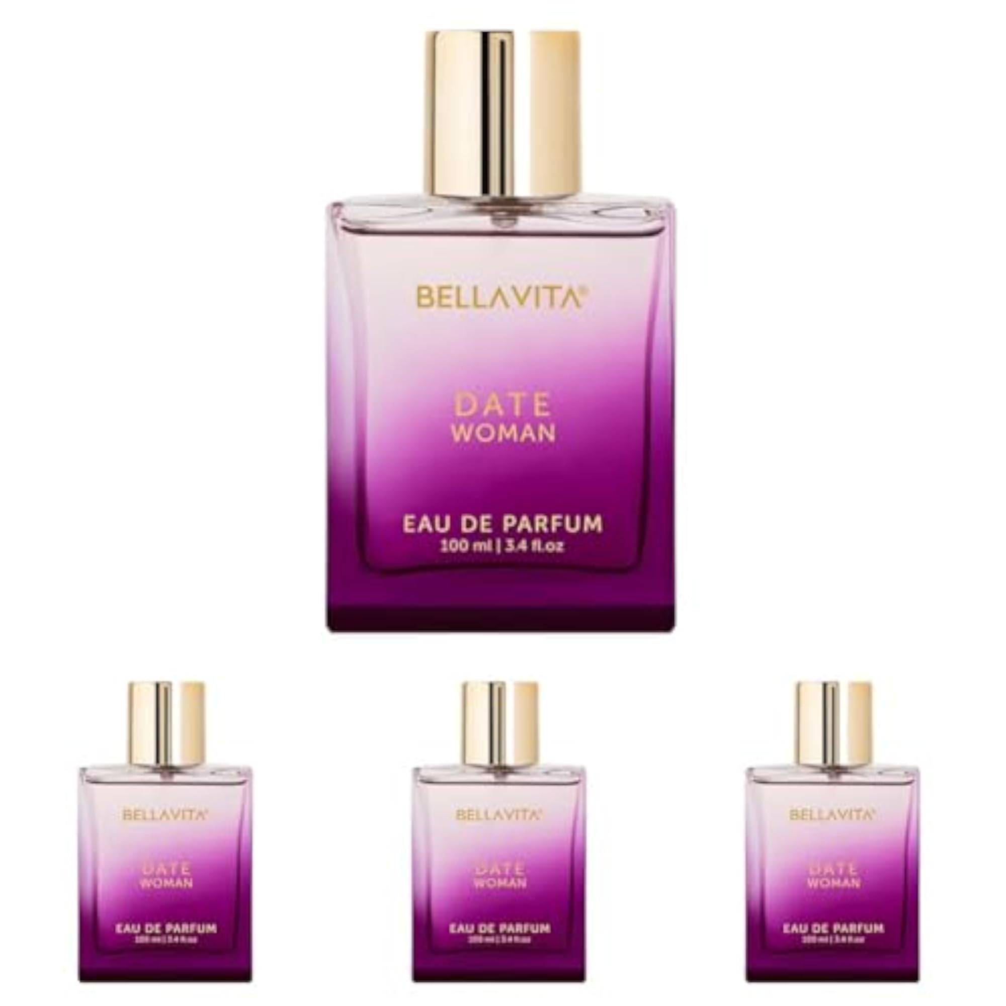 Women's Date Eau De Liquid Perfume with Pink Pepper, Jasmine & Vanilla