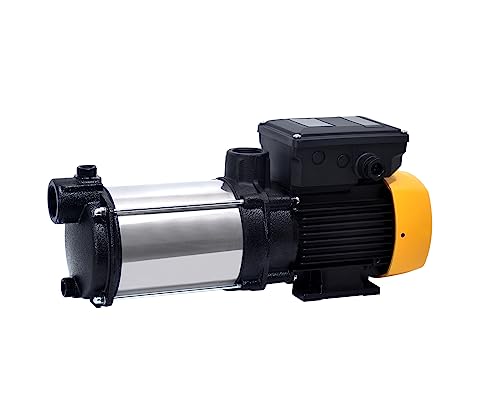 ESPA LEADER Bomba de Superficie Mistral 150 4M, 1800 W, Caudal Máx 9.900 l/h, Altura 57 m, para Bombeo de Aguas Limpias, Riego y Conjuntos Hidroneumáticos, Acero de Fundición