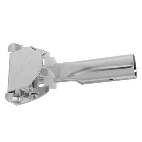 Cabilock 2pcs Stainless Steel Mop Handle Clamps Reusable Mop Dust Pusher Head Attachments