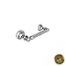 Newport Brass 35-28 Aylesbury Double Post Tissue Holder, Forever Brass (PVD)