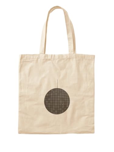Sac fourre-tout boule à facettes aux finitions soignées en tissu argenté