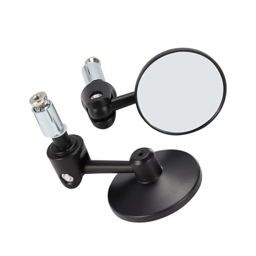 Espejos retrovisores de moto de 7/8 pulgadas plegables y universales para estilo Cafe Racer