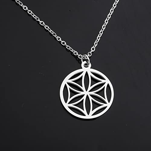 Lywjyb Birdgot Flower Of Aphrodite Necklace Goddess of Love Symbol Necklace for Men Women3