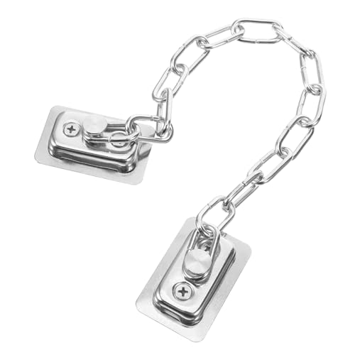 OSALADI Serratura Di Sicurezza Per Finestre e Porte in Acciaio Inox Catena 30 Cm Antintrusione Senza Foratura Per Ragazzo Ragazza, Animali Domestici, Appartamenti e Hotel