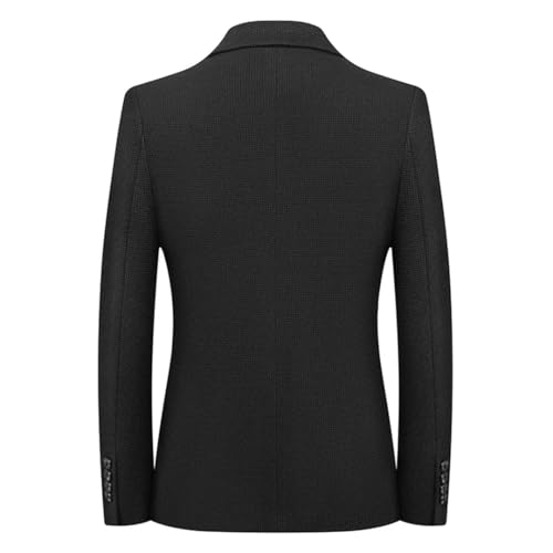 Men’S Autumn Winter Fashion Suit Jacket with Single Breasted Closure Long Sleeve Casual Blazer4