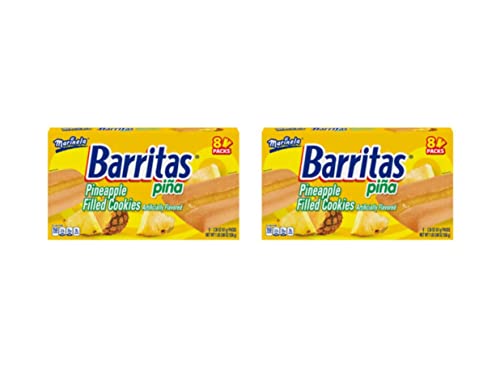 Marinela Barritas Piña Pineapple Soft Filled Cookie Bar - 2 pack (16 count)