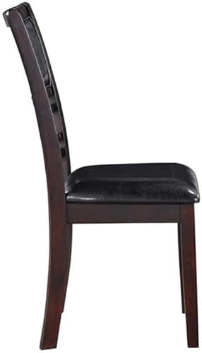 Miniatura 6 de New Classic Furniture Sillas de comedor Gia, juego de 2, color ébano